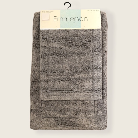 SET OF 2 BATH RUGS / EMMERSON COLLECTION - Picture 1 of 8
